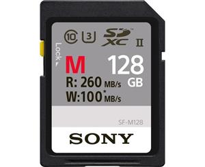 Sony 128GB 260MB/s M Series UHS-II SDXC Memory Card (U3)