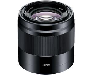 Sony E 50mm f/1.8 Black Portrait Lens