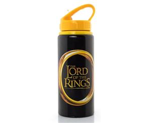 The Lord Of The Rings Aluminium Drink Bottle (700Ml) (Black/Yellow) - SG16105