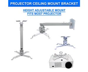 Universal Projector Wall Ceiling Overhead Mount Adjustable Height Bracket Rack Holder LCD DLP for Epson Optoma Benq ViewSonic Projectors
