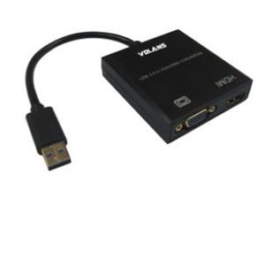 Volans (VL-U3VH) USB3.0 to VGA/HDMI Converter