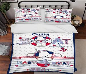 3D Cartoon Bear 084 Bed Pillowcases Quilt