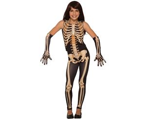 Bristol Novelty Childrens/Kids Pretty Bones Skeleton Costume (Black) - BN320