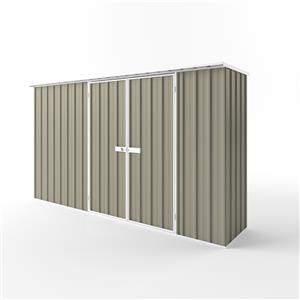EnduraShed 3.75 x 0.78 x 2.12m Tall Flat Roof Garden Shed - Stone