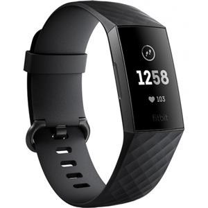 Fitbit - FB410GMBK - Charge 3 Health & Fitness Tracker - Black/Graphite