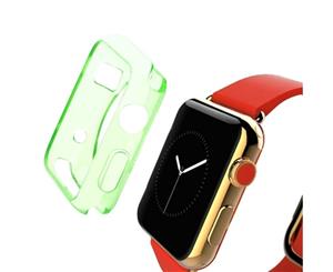 Green For Apple Watch 1234(40mm38mm) Slim TPU Protective Case