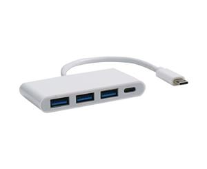 HUB3C3 Pro2 4 Port USB-C Hub 3X Usb3.0 1X USB-C 20Cm Length Lead 4 PORT USB-C HUB