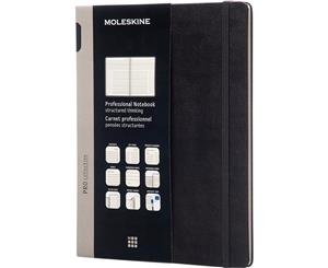 Moleskine Pro Xl Hard Cover Notebook (Solid Black) - PF3035
