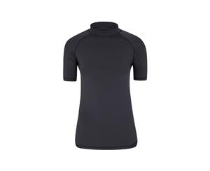 Mountain Warehouse Women's Rash Vest for Swimming and Outdoor Stretchable - Black