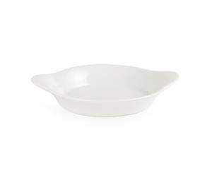 Pack of 6 Olympia Whiteware Round Eared Dishes 156 x 126mm