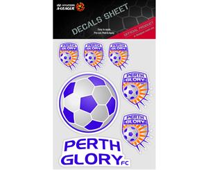 Perth Glory A-League 4WD Car Bike 7 Decal Sticker Sheet