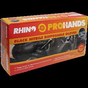 Rhino Gloves X Large Nitrile Disposable Gloves - 100 Pack