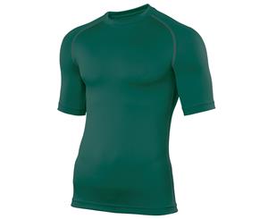 Rhino Mens Sports Base Layer Short Sleeve T-Shirt (Bottle Green) - RW1277