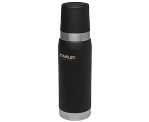 Stanley Master 750ml Vacuum Insulated Flask Bottle Black - Brushed Stainless
