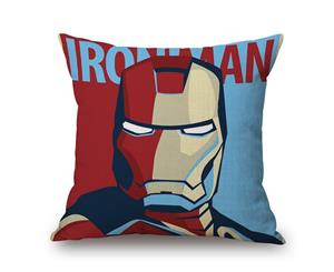 The Iron Man on Marvel Cotton & linen Pillow Cover W-45 87069