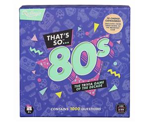 The Trivia Game of the Decade - Choose 80s or 90s - Eighties