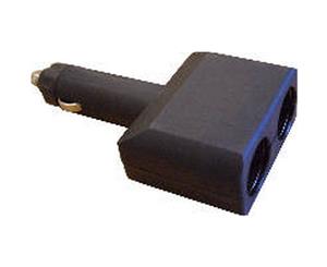 W4 Cigar Socket 2 Way Adapter (Black) - MD152