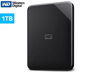 WD Elements SE USB 3.0 1TB Portable Hard Drive - Black