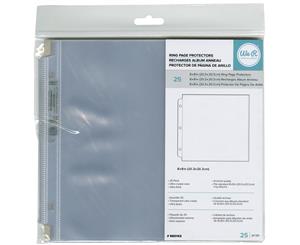 We R Ring Photo Sleeves 8&quotX8" 25/Pkg-Full Page