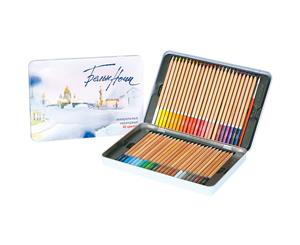 White Nights Watercolour Pencils - Tin of 48 plus FREE brush