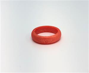 Women's QALO Wedding Ring - Pearlescent - Coral