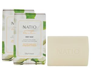 2 x Natio Body Soap In A Box Orange Blossom 125g