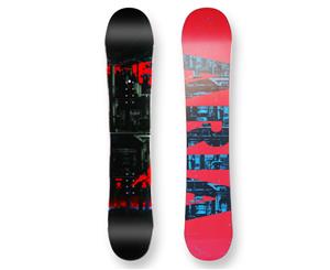 Aria Snowboard Draw Liner Camber Capped 157.5cm - Red