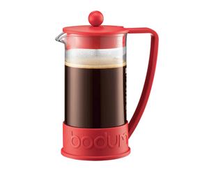 Bodum Brazil 8 Cup French Press Coffee Maker 1L Red