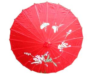 Classic Parasol 80cm Diameter Umbrella- Red