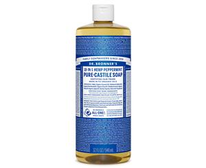 Dr. Bronner's Pure-Castile Liquid Soap Peppermint 946mL