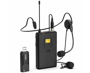Fifine Technology Lavalier/Headset Cardioid Wireless Microphone Public Address