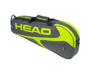 Head Elite Tennis 3R Pro Carry Sports Bag for Racquet/Racket Grey/Neon Yellow