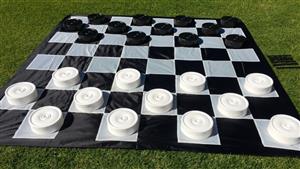 Jenjo Giant Checkers Game Set