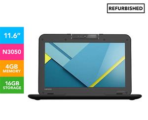 Lenovo 11.6-Inch N22 Chromebook Laptop REFURB - Black
