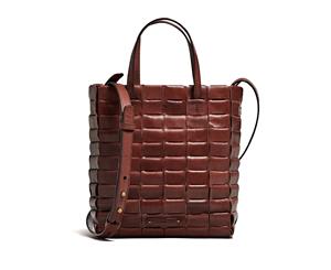 Massimo Dutti Women Braided leather tote bag 6905/601