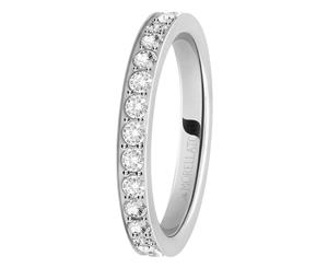 Morellato womens Stainless steel Zircon gemstone ring size 14 SNA41014