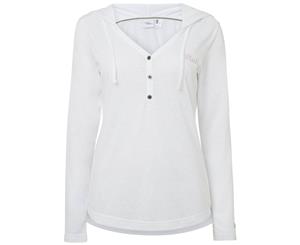 O'Neill Women's Marly Long Sleeve Regular Fit Shirt White
