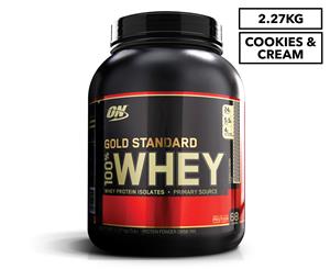 Optimum Nutrition Cookies & Cream Gold Standard 100% Whey Protein Powder 5lb