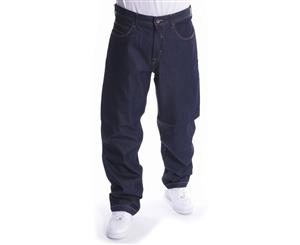 Pelle Pelle Baxter Baggy Denim Jeans Raw Indigo - Blue