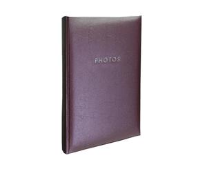 Photo Album Slip In Glamour Purple - 300 x 4x6" (10x15cm) Photo Capacity - Twin Pack (2 Albums)