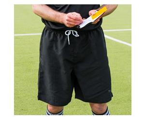 Precision Referees Shorts Black/White 38-40inch