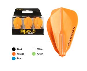 Robson Plus Dart Flights System F-Shape no need for rings or springs - ORANGE