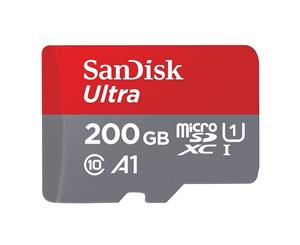 Sandisk Ultra A1 200GB MicroSDXC 100MB/s Card with Adapter