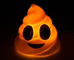 Smiling Poo Emoji Mini LED Light