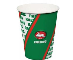 South Sydney Rabbitohs NRL 6 Pack Logo Birthday Paper Party Cups