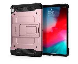 Spigen iPad Pro 12.9 2018 Case Genuine Spigen Heavy Duty Tough Armor Tech Cover Apple [ColourRose Gold]