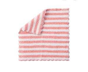 Stripe Kitchen Dishcloth Dish Cloth4 Pack - Pink