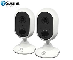 Swann SWIFI-ALERTCAMPK2-GL 1080P Alert Indoor Security Camera Twin Pack