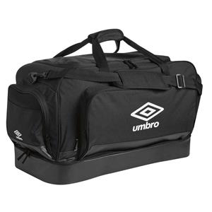 Umbro Medium Hardbase Holdall Bag Black / White