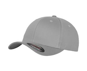Yupoong Mens Flexfit Fitted Baseball Cap (Pack Of 2) (Silver) - RW6703